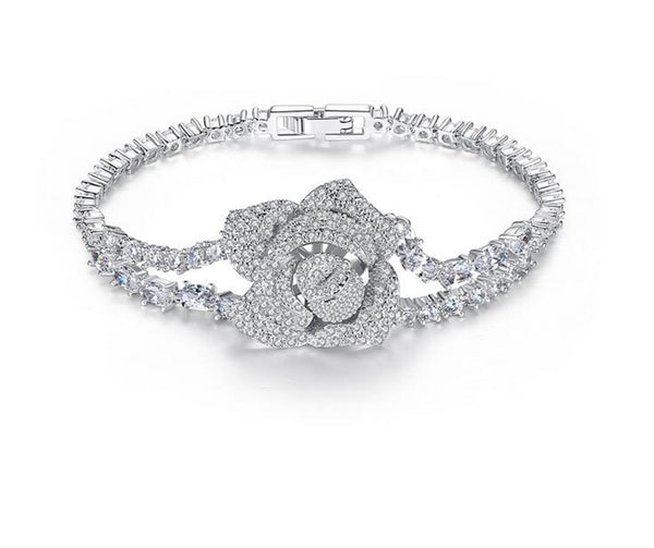 Luxury Rose Flower Bracelets