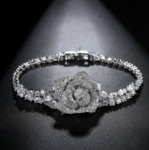 Luxury Rose Flower Bracelets