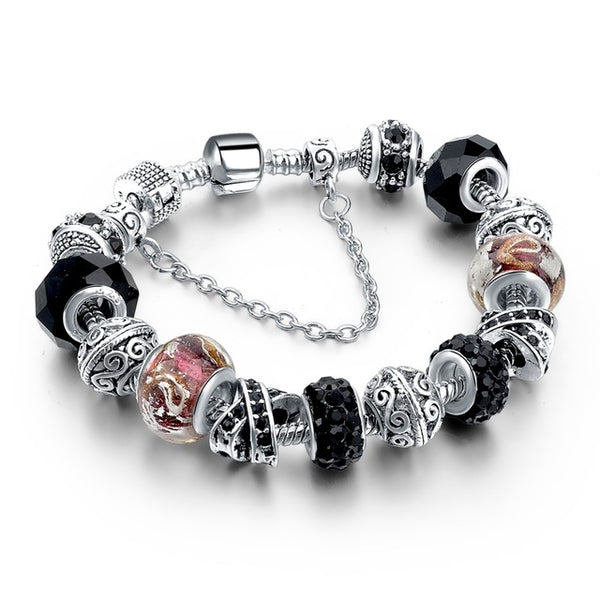 Owl Star Charm Bracelet