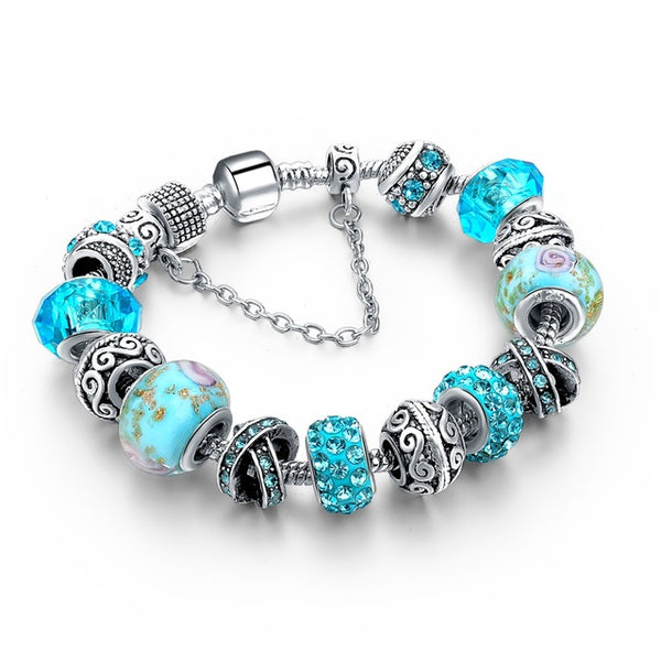Owl Star Charm Bracelet