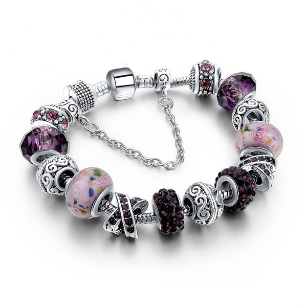 Owl Star Charm Bracelet