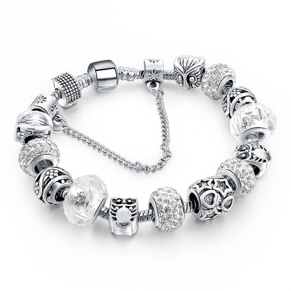 Owl Star Charm Bracelet