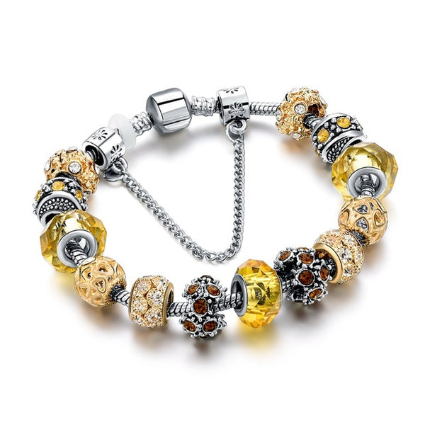Owl Star Charm Bracelet